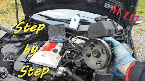 Mercedes W203 Power Steering Pump Remove And Replacement On C200 C180 C230 Youtube