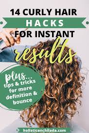 The Best Curly Hair Hacks 14 Hacks For Wavy Curly Hair Curly Hair Tips Curly Hair Styles Wavy Curly Hair