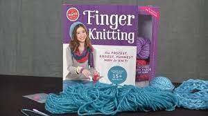 This opens in a new window. Finger Knitting From Klutz Youtube