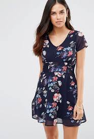 Yumi Navy Tea Dress With Lace Inserts Size Uk 10 Rrp 45 Dh088 Dd 04 Fashion Clothing Shoes Accessories Womenscloth Petite Dresses Casual Dresses Tea Dress