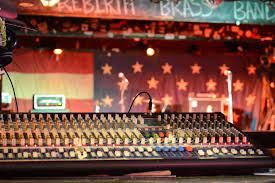 Soundboard The Nick Stage W American Flag Backdrop Photo By Amanda Liner Picture Of The Nick Birmingham Tripadvisor