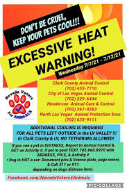 Jun 02, 2021 · due to the excessive heat warning, several cooling stations will be open today through june 4 in the las vegas area. Las Vegas Firerescue On Twitter Excessive Heat Warning Continues Today Until Tomorrow 8pm Near Record Heat Today Expected 116 Day Around 90 Overnight This Is Dangerous Conditions Heat Related Medical Emergencies Are