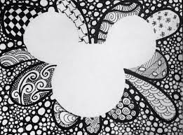 Mickey Zentangle By Kt Mickey Mouse Coloring Pages Bear Coloring Pages Disney Coloring Pages