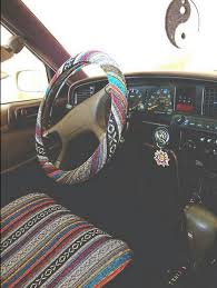 Boho Seat Cover And Steering Wheel Cover Hippie Car Boho Car Accessories Car Accessories Diy