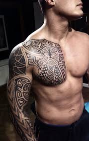 Cool Polynesian Tattoo For Men Cool Man Tattoos Tribal Tattoos Tribal Tattoos For Men Mens Shoulder Tattoo