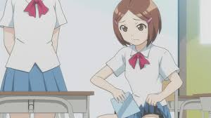 The reason she rarely speaks is due to the fact she thinks too much before speaking, thus losing the timing to speak. Morita San Wa Mukuchi Episode 4 100 Yen For Cooling Hot Underneath Of Skirt Moe Fever Is It Good