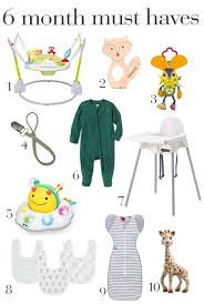 Must Haves For A 6 Month Old Baby Happily Trista Motherhood Blog Baby Month By Month Baby Must Haves 6 Month Old Baby
