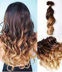 Brown To Blonde Dip Dye Ombre Indian Remy Clip In Hair Extensions Mc2035 Ombre Hair Extensions Clip In Hair Extensions Hair