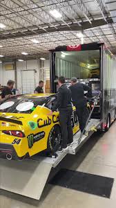 The No. 54 #TyGibbs #CubCadet goes hard! #CubCadetPartner #hauler #semi  #nascar