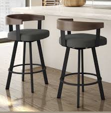 It arrives in a set of two chairs, and it's crafted from a blend of solid acacia and rubberwood in a walnut finish. Pin By Maria Gallegos On For The Home Bar Stools Counter Stools Swivel Bar Stools