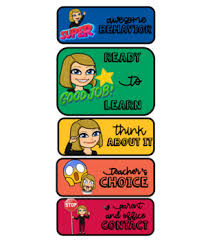 Bitmoji Behavior Management Clip Chart Design 6