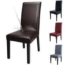 Maybe you would like to learn more about one of these? Buy Dining Chair Covers Pu Leather Stretch Slipcover Dining Seat Decor At Affordable Prices Free Shipping Real Reviews With Photos Joom