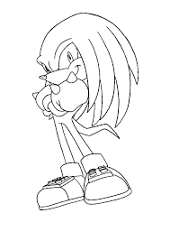 Right now knuckles is going to punish some law breaker. Knuckles The Echidna Coloring Pages Download Print Online Coloring Pages For Free Color Nimbus