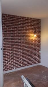 Plaquette De Parement Platre Rouge Chelsea Leroy Merlin Briquette De Parement Mur Briques Rouges Mur Brique