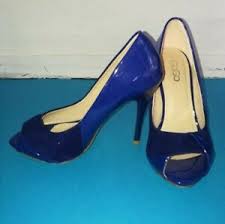 Décolleté in raso tacco stiletto h7cm. Scarpe Decollete Blu Elettrico Tacco 12 N 37 Ebay
