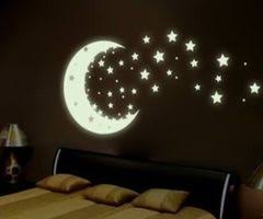 Cool Glow In The Dark Stars Idea Home Decor Bedroom Dark Wall Room Decor