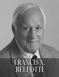 Sheriff Patrick W. McDermott and the entire Norfolk County Sheriff's Office  would like to take a moment to mark the passing of former Massachusetts  Attorney General Francis X. Bellotti. Mr. Bellotti was