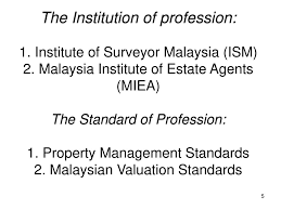 Agents (miea), as part of their continuing efforts to upgrade the miea professional malaysian institute standards of real of estate agents estate negotiators/practitioners in malaysia, is now bringing in for the first time the prestigious real estate qualification and designation. Board Of The Profession Ppt Download