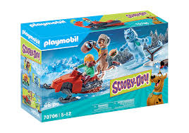PLAYMOBIL Scooby-Doo With Abominable Spectrum Of Snow 70706 With Snowmobile  | eBay