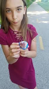 Hiding a rock in Kenosha, Wisconsin