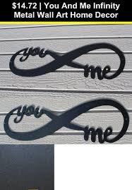 You And Me Infinity Metal Wall Art Home Decor Ebay Metal Wall Art Metal Walls Decor Buy