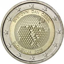 Slowenien 2 Euro 2018 Bfr Weltbienentag In 2020 Slowenien Sondermunzen Bienen
