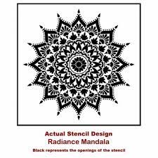 Maybe you would like to learn more about one of these? Mandala Stencil Radiance Mandala Stencil For Diy Wall Decor Better Than Decals Easy And Affordable Sold By Cutting Edge Stencils On Storenvy