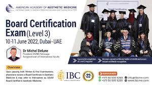 The american board of aesthetic medicine. Diploma In Aesthetic Medicine Level 2 June 2022 Dubai Uae Youtube