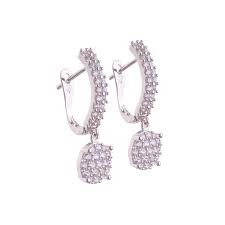 Kualitas terbaik, mewah, dan elegan. Anting Giwang Emas Putih Full Mata Putih Tokoperhiasan Co Id