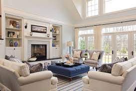 How To Decorate Large Living Room Modern Farmhouse Living Room Farm House Living Room Traditional Design Living Room