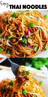 Easy Thai Noodles Life In The Lofthouse Noodle Recipes Easy Asian Recipes Asian Noodle Recipes