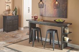 Counter Height Table And Matching Dining Room Server Have A Slim Profile Paired With These Retro C Counter Height Dining Table Dining Room Table Pub Table Sets