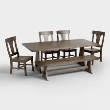 rustic wood brinley dining bench