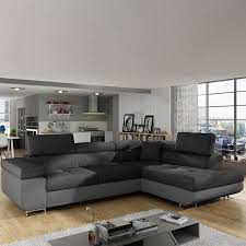 Il vous suffit de suivre nos conseils. Canape Angle Droit Convertible Gris Chine Scott L 275 X P 202 X H 58 Cm Gris Achat Vente Canape Sofa Divan Cdiscount