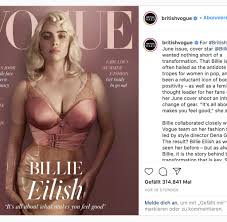 Billie eilish, whose sophomore album will be out this summer, debuted a bold new look for the british vogue june issue. 28jsqf0s9bo Vm