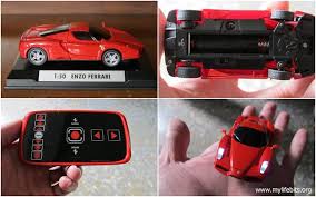 曾喬治的生活精華my life bits life of george 有車燈的1 50 enzo ferrari 超迷你遙控車 光前進後退就有三種速度可選 toy car camera bag toys
