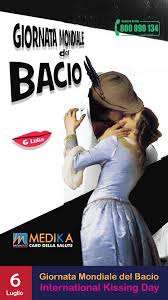Oggi, 6 luglio,si celebra il world kiss day,ovvero la giornata mondiale del bacio. Pin Su Mutualcalendar