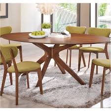 Balboa Modern Oval Dining Table In Walnut Oval Dining Room Table Oval Table Dining Modern Oval Dining Table