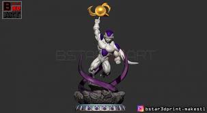 Create your own dragon ball character — and win a 3d figure of it (apr 27, 2017) Super Frieza Fighting From Dragon Ball Z 3d Print Model 3d Model In Sculpture 3dexport