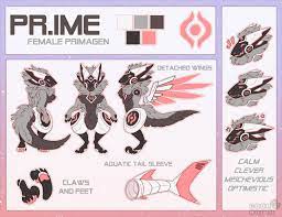Primagen Pr Ime Ref Sheet By Malice Risu Furry Art Furry Art