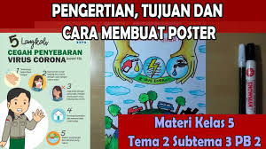 Sebelum membuat poster langkah pertama yg harus kita lakukan adalah menentukkan topik poster terlebih dahulu lalu, membuat gambar dan kalimat pada media yang di tentukan Pengertian Tujuan Dan Cara Membuat Poster Youtube