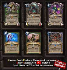 Custom hearthstone cards and news! Top Custom Cards Of The Week 19 Hearthstone