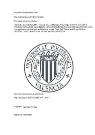 Feb 01, 2020 · the safety assessment of food ingredients derived from plant cell, tissue and organ cultures: Production Of Doubled Haploid Plants From Anther Cultures Of Borage Borago Officinalis L By The Application Of Chemical And P