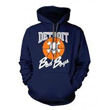 Additional details include a championship graphic inspired by the city of los angeles at the back. Detroit Pistons Bad Boys Hoodie Zd3 Gd354 Explicit Clothing