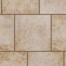 We prepped the tile with denatured alcohol and rustoleum enamel brown paint. Style Selections Mesa Beige 18 In X 18 In Glazed Porcelain Stone Look Floor And Wall Tile In The Tile Department At Lowes Com