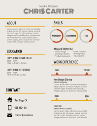 Basically the only good thing about graphic and visual cv templates? Infographic Resume Template Venngage