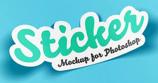 Sticker Mockup For Photoshop