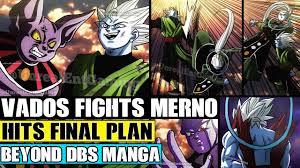 1 personality 2 biography 2.1 background 2.2 universe survival saga 3 techniques and special at some point in time, merno was the guide angel attendant of universe 13's god of destruction. Beyond Dragon Ball Super Vados Destroys Merno The End Of Hit And Planet Sadala Prime Merno Waits Youtube