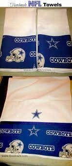 Handmade Nfl Towels Football Fabric Football Crafts Team Gifts