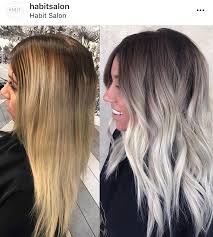 This ash blonde ombre hair color trend catches your eye! Roots Color Hair Color Trends Ombre Hair Color Hair Hacks